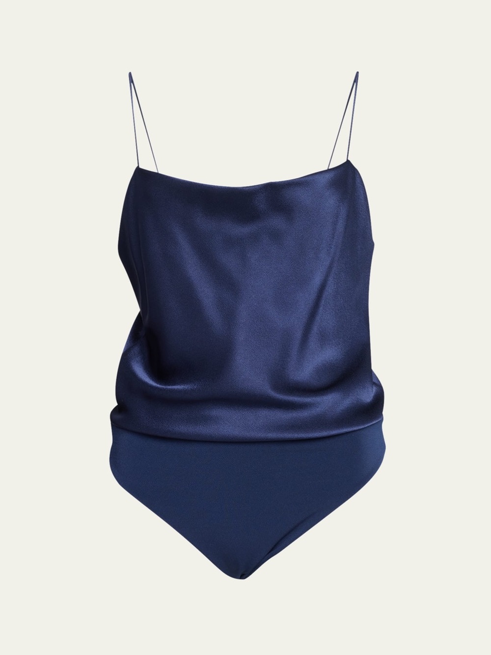 Alice + Olivia Harmon Satin Bodysuit